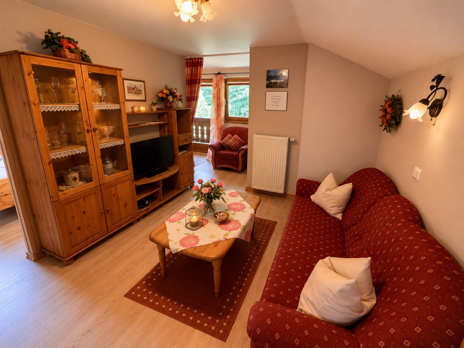 Wohnzimmer Ferienwohnung 2